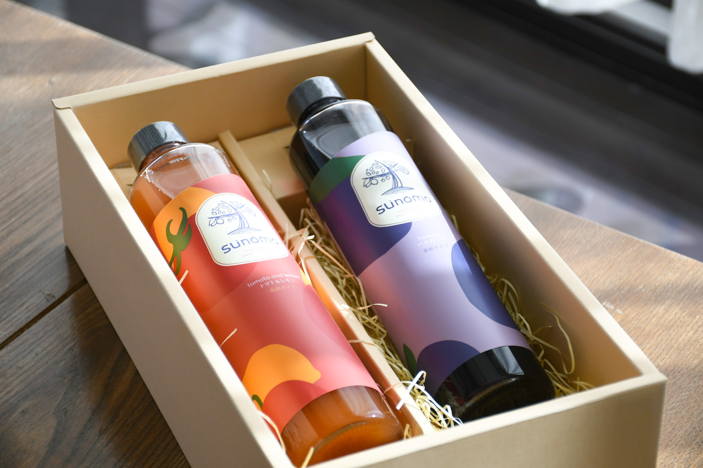 SUNOMO＜ハスカップ＞＆SUNOMO＜トマト＆レモン＞　ギフトセット